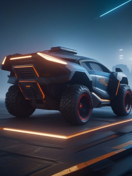 sd_xl_base_1.0 _lora_SDXL Science Fiction _1_   science fiction style ,realistic car 3 d render sci - fi car and sci - fi robotic factory struc170221536520230804_192057_148654.jpg